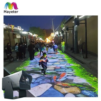 Proiector interactiv pe podea