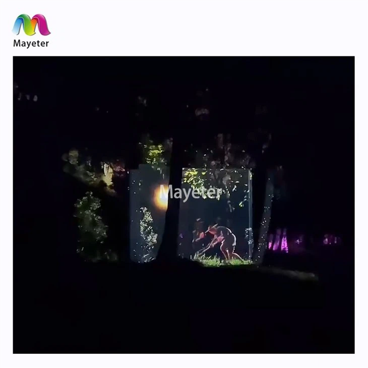 Projector Screen 3D Mesh Outdoor Waterproof Projection Projector